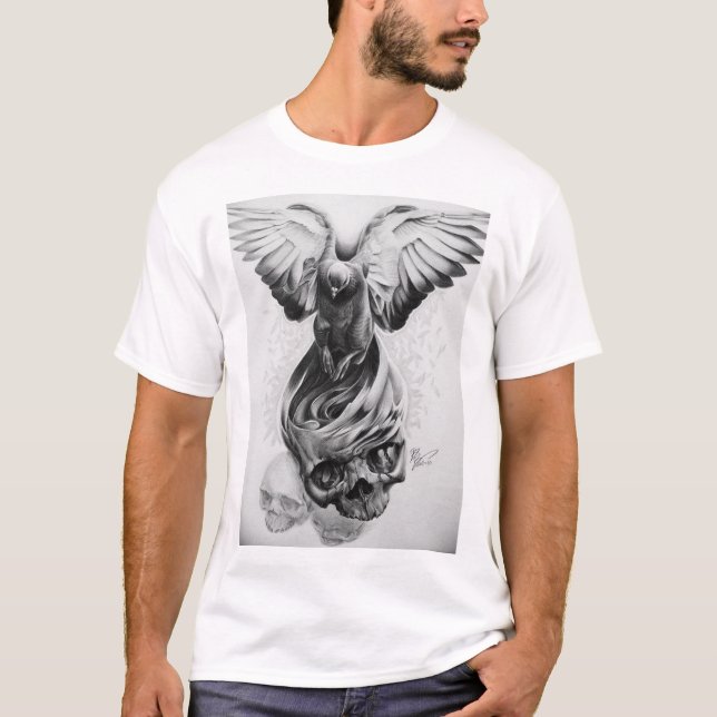die Tauben      athDove Graphic| Unisex T - Shirt (Vorderseite)
