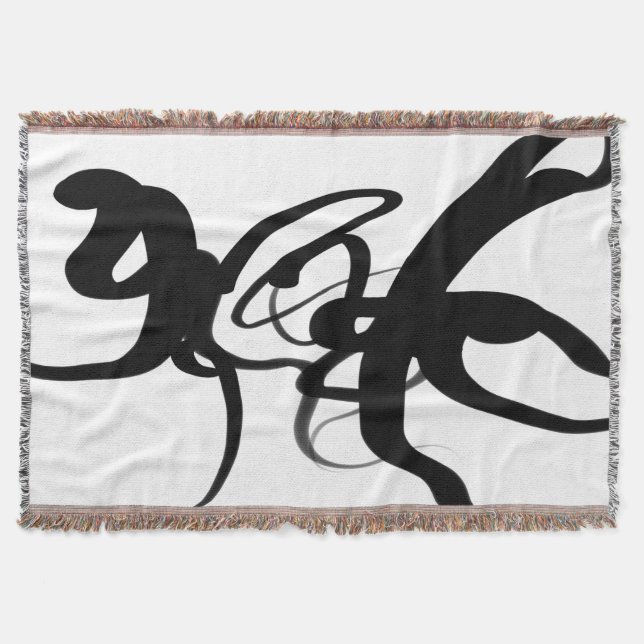 Die Taucher: Abstrakt Schwarz und Weiß Decke (Vorderseite)