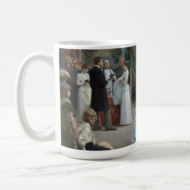 Die Taufe, 1892 Kaffeetasse (Links)