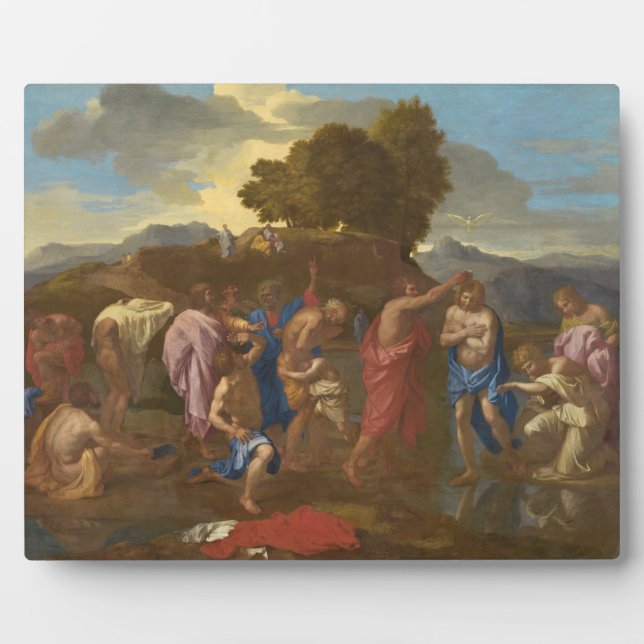 Die Taufe Christi 1641-42 Fotoplatte (Vorderseite)