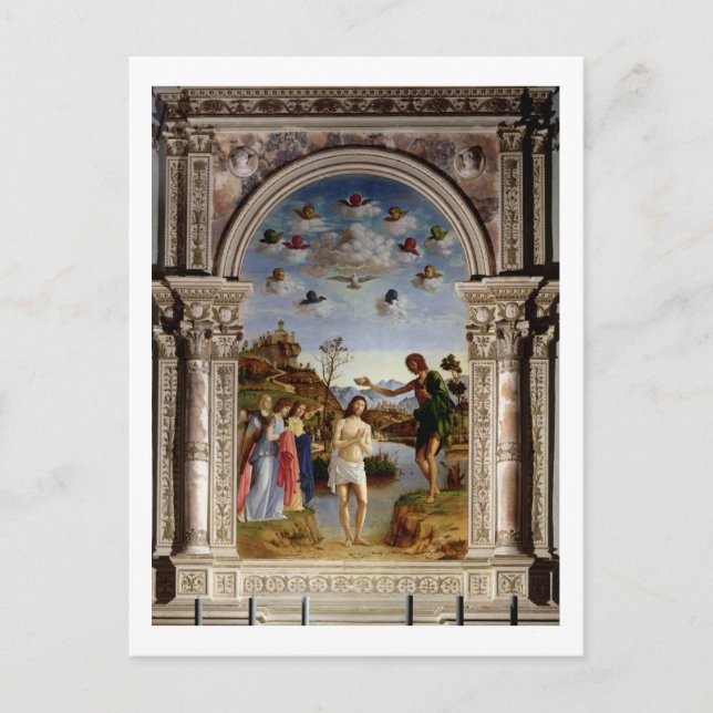 Die Taufe Christi 2 Postkarte (Vorderseite)