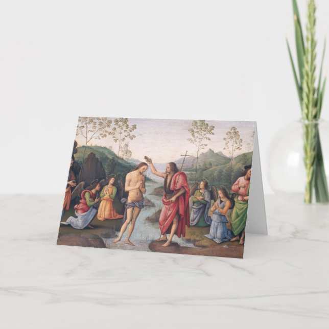 Die Taufe Christi Karte (Vorderseite)