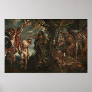 Die Taufe Christi Poster