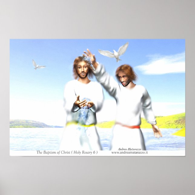 Die Taufe Christi Poster (Vorne)