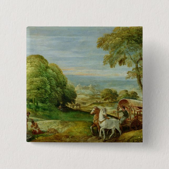 Die Taufe des äthiopischen Eunuchs Button (Vorderseite)