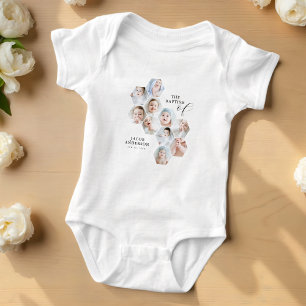 Die Taufe Moderne 10er Fotocollage Baby Strampler