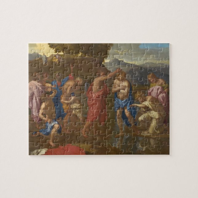 Die Taufe von Christus, 1641-42 Puzzle (Horizontal)