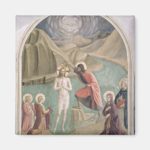 Die Taufe von Christus, c.1438-45 (Fresko) Magnet