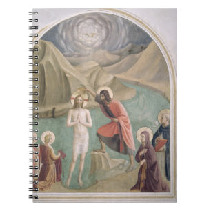 Die Taufe von Christus, c.1438-45 (Fresko) Notizblock