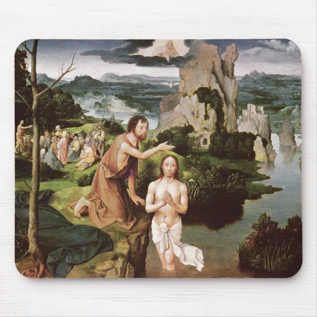 Die Taufe von Christus, c.1515 Mousepad (Vorne)