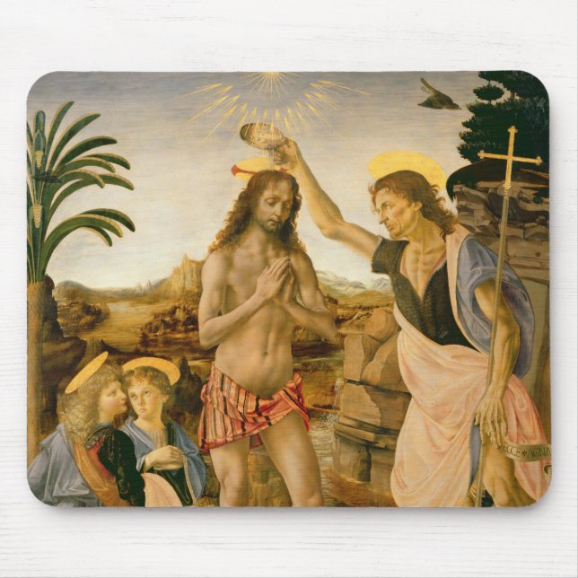 Die Taufe von Christus durch Johannes der Täufer Mousepad (Vorne)