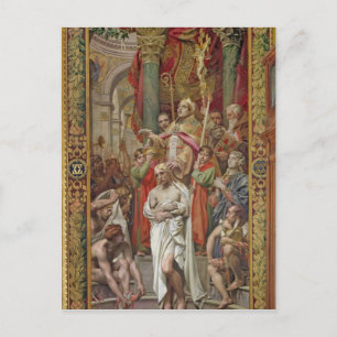 Die Taufe von Clovis I Postkarte