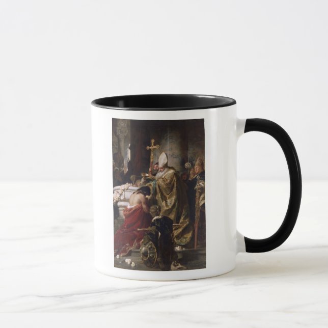 Die Taufe von Vajk Tasse (Rechts)
