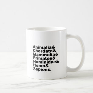 Die Taxonomie des Menschen   Von Reich bis Art Tasse