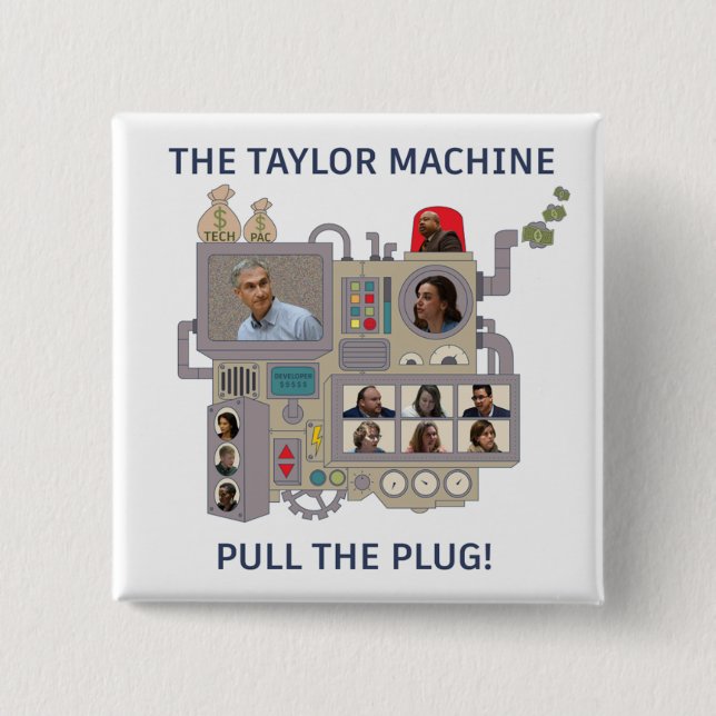 Die Taylor-Maschine Button (Vorderseite)