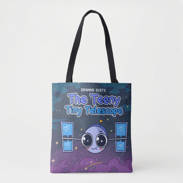 Die Teeny Tiny Telescope Tote Bag (Vorderseite)