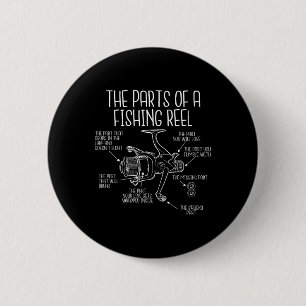 Die Teile einer Angelrolle - Funny Fishing Fisher Button