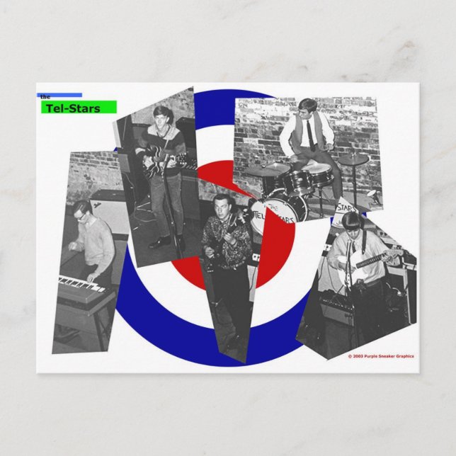 Die Tel-Sterne-Postkarte Postkarte (Vorderseite)