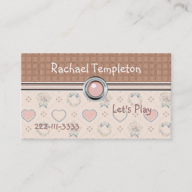 Die Telefonkarte der süße Kinder Telefonnummerkarte (Vorderseite)