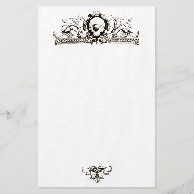 Die Tell-Tale-Herzgeschichte Briefpapier (Vorderseite)