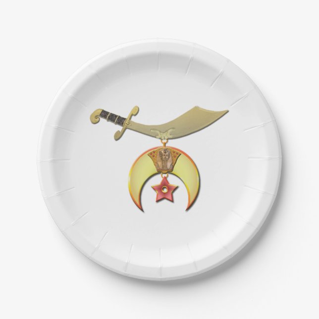 Die Teller des Shriner-Party (Vorderseite)