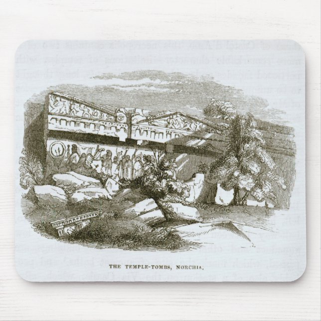 Die Tempel-Gräber bei Norchia Mousepad (Vorne)