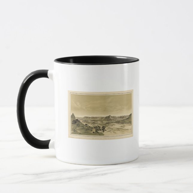 Die Tempel und Türme der Virgen Tasse (Links)