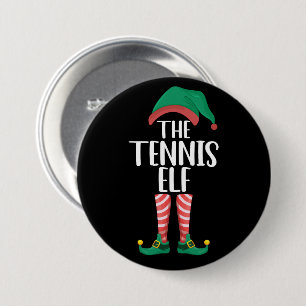 Die Tennis Elf Matching Familiengruppe Weihnachten Button