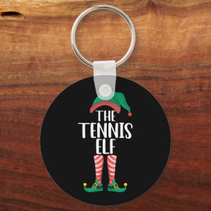 Die Tennis-Elf-Weihnachtsgruppe für die ganze Fami Schlüsselanhänger