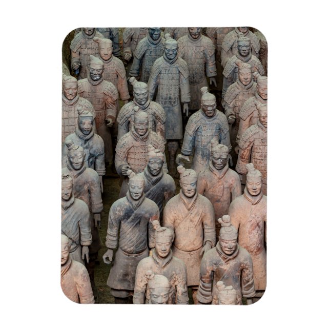 Die Terracotta Armee von Xian in China Magnet (Vertikal)