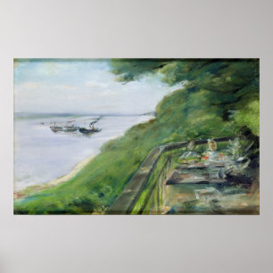 Die Terrasse an Jakobs Restaurant in Niensted Poster