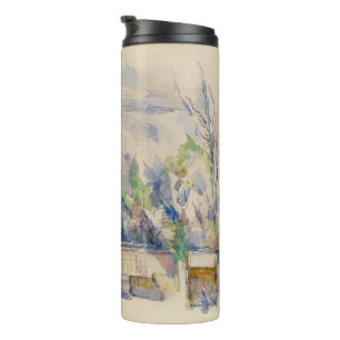 Die Terrasse im Garten von Les Lauves, Cezanne Thermosbecher