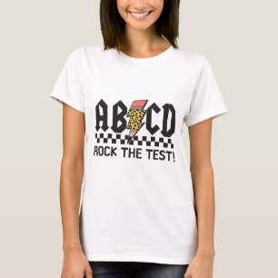 Die Testabcd-Testermädchen der Jungs auf die Probe T-Shirt