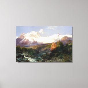 Die Teton Strecke durch Thomas Moran Leinwanddruck