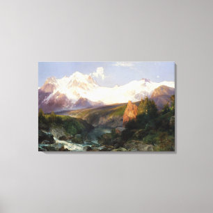 Die Teton Strecke Leinwanddruck