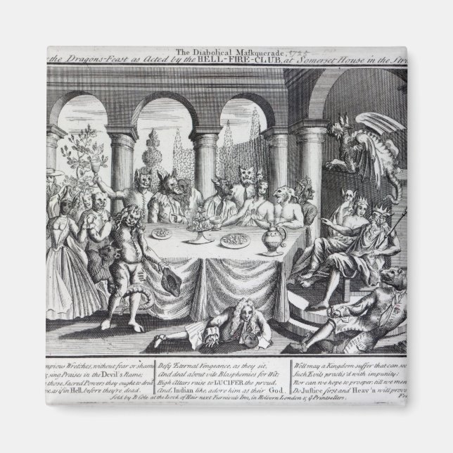 Die teuflische Maskerade Magnet (Vorne)