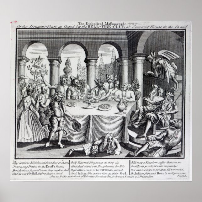 Die teuflische Maskerade Poster (Vorne)