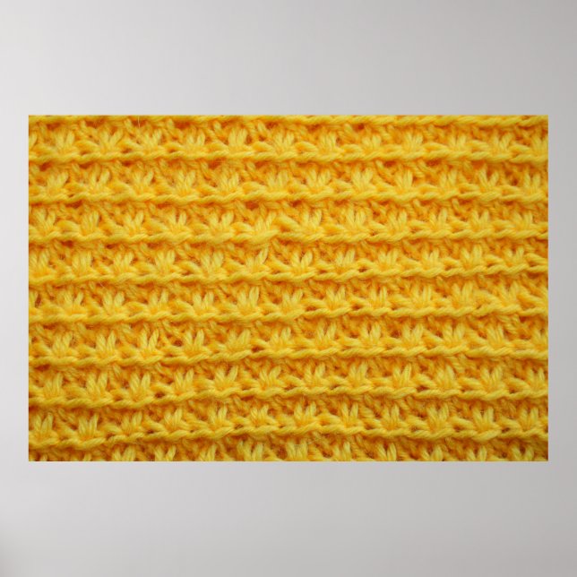 die Textur des Strickstoffes mit gestreiftem d Poster (Vorne)