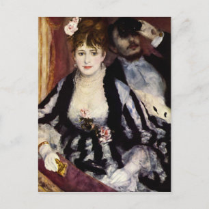 Die Theaterbox von Renoir Impressionist Malerei Postkarte
