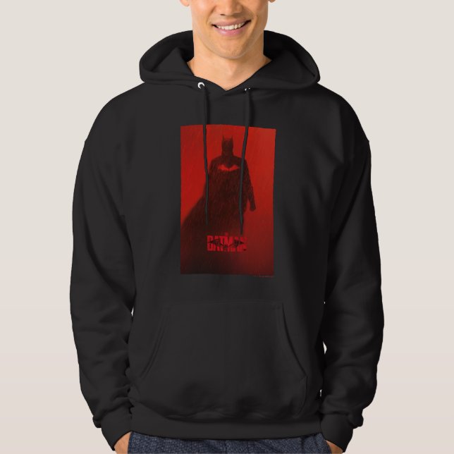 Die Theaterposter-Grafik von Batman Red Rain Hoodie (Vorderseite)