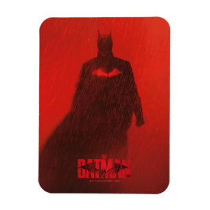 Die Theaterposter-Grafik von Batman Red Rain Magnet