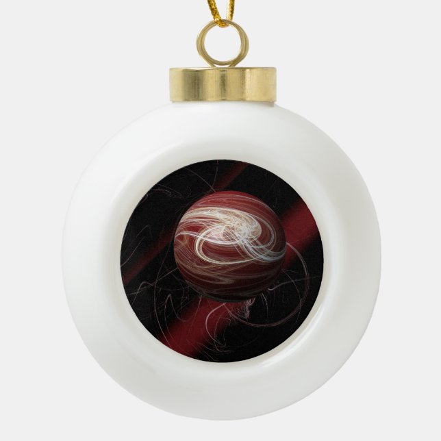 Die Themen des Kosmos Keramik Kugel-Ornament (Vorderseite)