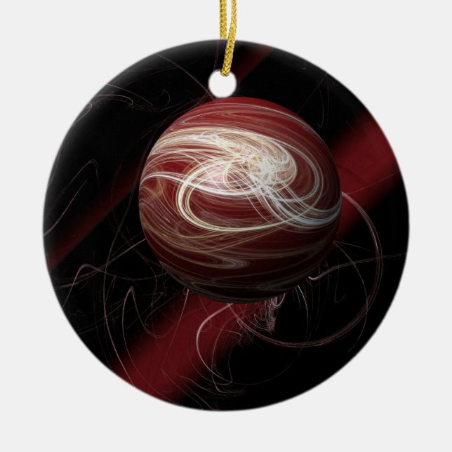 Die Themen des Kosmos Keramik Ornament (Vorne)