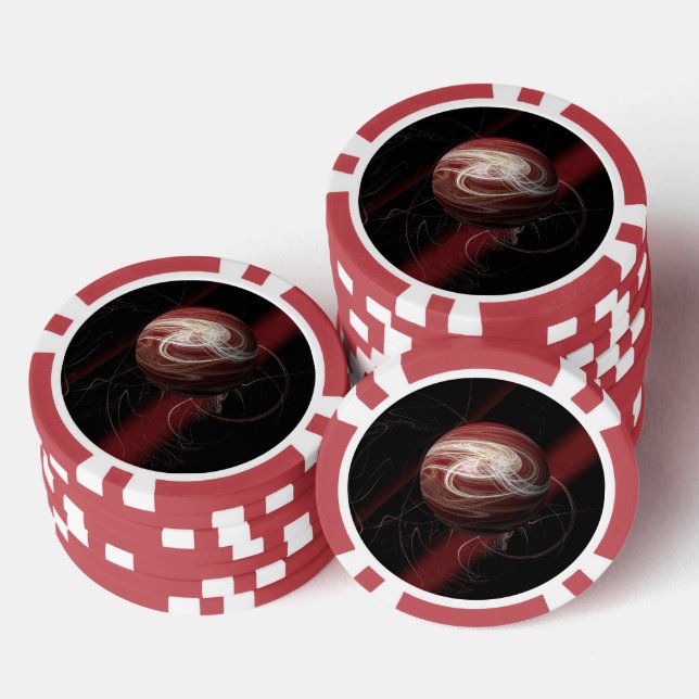 Die Themen des Kosmos Pokerchips (Stapel)