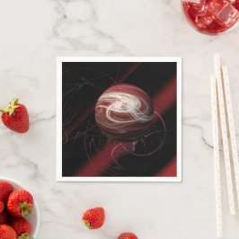 Die Themen des Kosmos Serviette