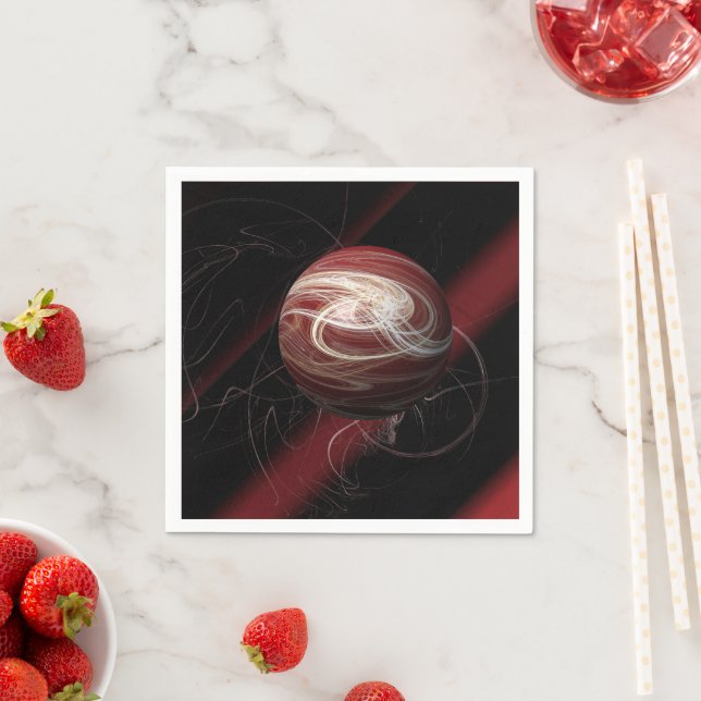 Die Themen des Kosmos Serviette (Beispiel)