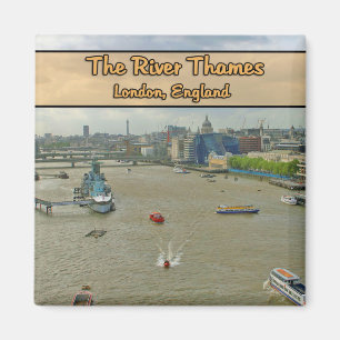 Die Themse London - England Magnet