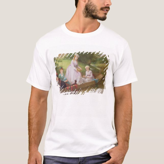 Die Themse-Schwäne T-Shirt (Vorderseite)