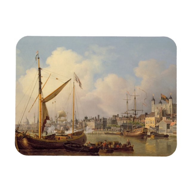 Die Themse und der Tower von London, angeblich Magnet (Horizontal)