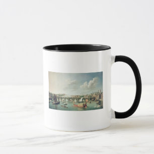 Die Themse unter Westminster-Brücke Tasse